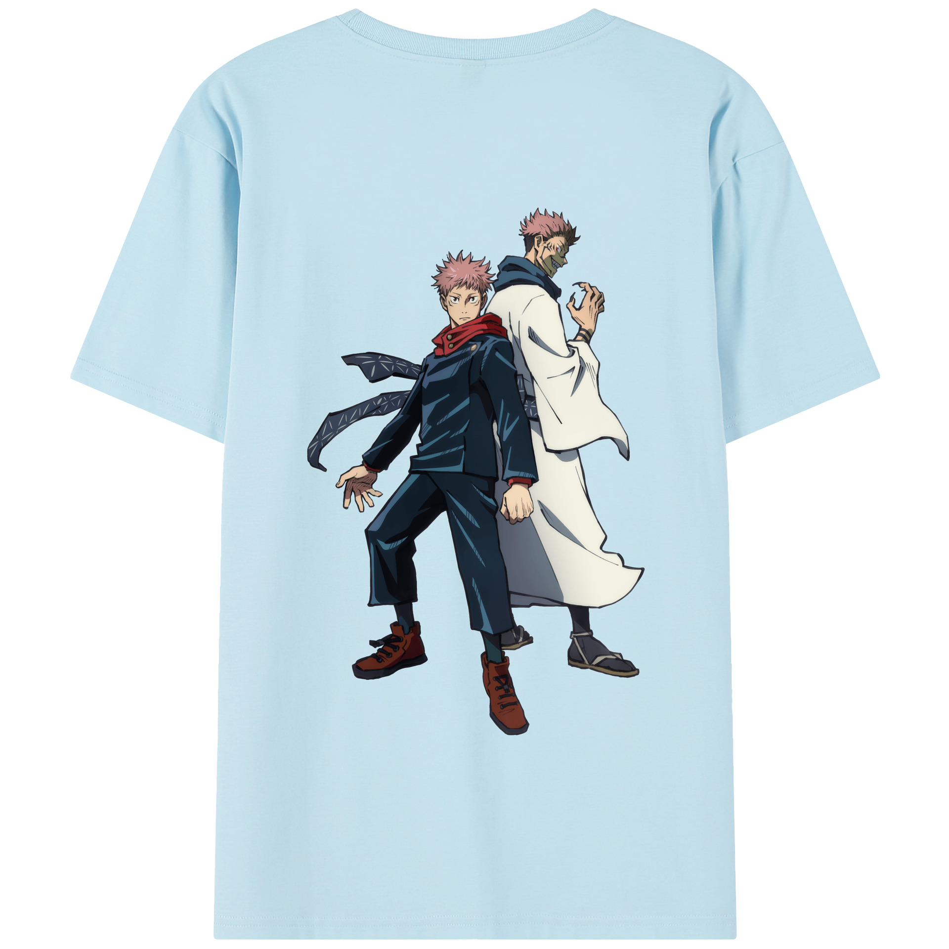 （画像用） 呪術廻戦 Jujutsu Kaisen 綿100％半袖Tシャツ（背面プリント）